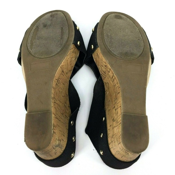 Madden Girl Nautic Cork Wedge Slide Size 8.5 - Picture 7 of 8